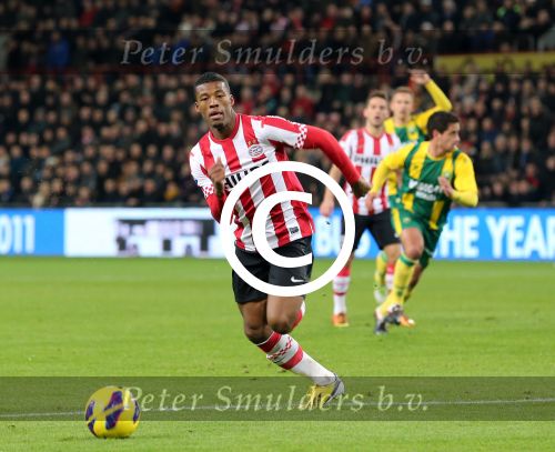 Eindhoven, 2 Februari 2013 Kompetitiewedstrijd PSV-ADO Den Haag, 
seizoen 2012-2013 eindstand 7-0
Georginio Wijnaldum
Foto Peter Smulders BV