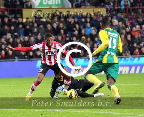 Eindhoven, 2 Februari 2013 Kompetitiewedstrijd PSV-ADO Den Haag, 
seizoen 2012-2013 eindstand 7-0
Georginio Wijnaldum
Foto Peter Smulders BV