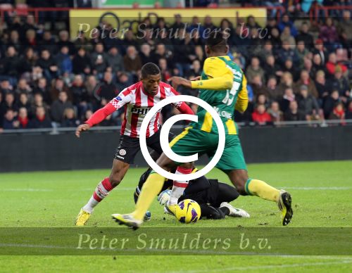 Eindhoven, 2 Februari 2013 Kompetitiewedstrijd PSV-ADO Den Haag, 
seizoen 2012-2013 eindstand 7-0
Georginio Wijnaldum
Foto Peter Smulders BV