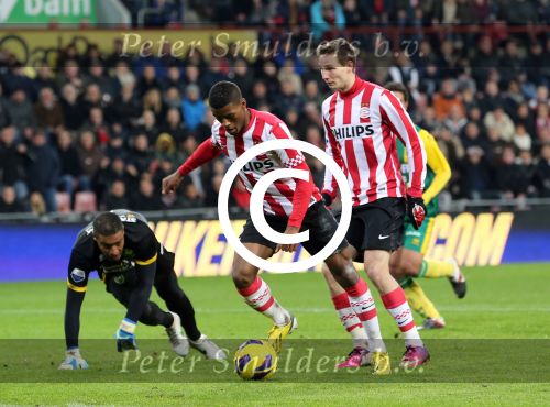 Eindhoven, 2 Februari 2013 Kompetitiewedstrijd PSV-ADO Den Haag, 
seizoen 2012-2013 eindstand 7-0
Georginio Wijnaldum
Foto Peter Smulders BV