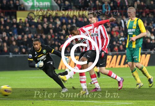 Eindhoven, 2 Februari 2013 Kompetitiewedstrijd PSV-ADO Den Haag, 
seizoen 2012-2013 eindstand 7-0
Georginio Wijnaldum
Foto Peter Smulders BV
