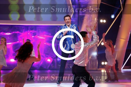 Hilversum 19 januari 2013
Opnames sterren dansen op het ijs in studio 24 gepresenteerd door Gerard Joling.
Peter Smulders bv
