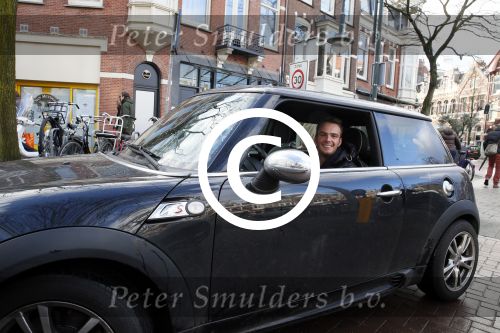 Amsterdam 2 februari 2013
Giedo v d Garde in mini cooper in amsterdam zuid.
Peter Smulders bv