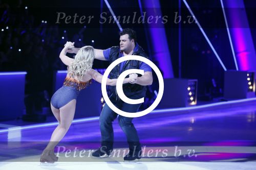 Hilversum 19 januari 2013
Opnames sterren dansen op het ijs in studio 24 gepresenteerd door Gerard Joling. JARNO HARMS EN SCHAATSPARTNER KATIE STAINSBY
Peter Smulders bv