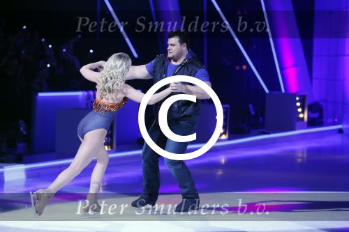 Hilversum 19 januari 2013
Opnames sterren dansen op het ijs in studio 24 gepresenteerd door Gerard Joling. JARNO HARMS EN SCHAATSPARTNER KATIE STAINSBY
Peter Smulders bv