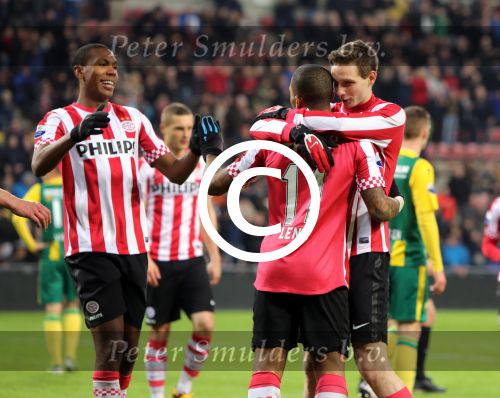 Eindhoven, 2 Februari 2013 Kompetitiewedstrijd PSV-ADO Den Haag, seizoen 2012-2013 eindstand 7-0
Jeremain Lens
Foto Peter Smulders BV