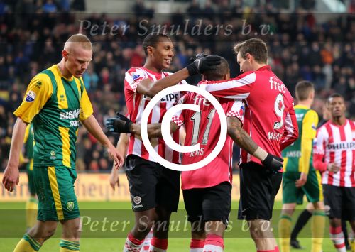 Eindhoven, 2 Februari 2013 Kompetitiewedstrijd PSV-ADO Den Haag, seizoen 2012-2013 eindstand 7-0
Jeremain Lens
Foto Peter Smulders BV