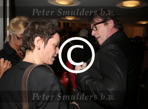 Utrecht, 22 Januari 2013 Premiere Paul Groot en Sanne Walles de Vries voor een hommage aan Adele Bloemendaal
Kees Prins met partner
Foto Peter Smulders BV