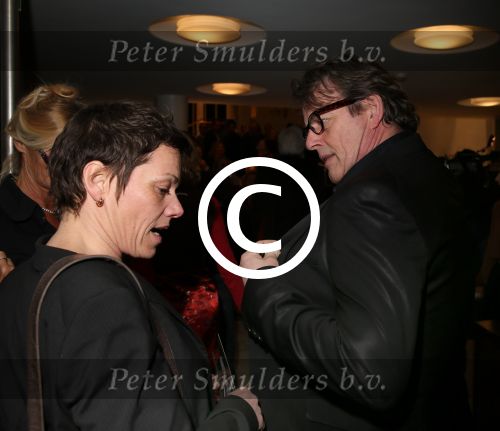 Utrecht, 22 Januari 2013 Premiere Paul Groot en Sanne Walles de Vries voor een hommage aan Adele Bloemendaal
Kees Prins met partner
Foto Peter Smulders BV
