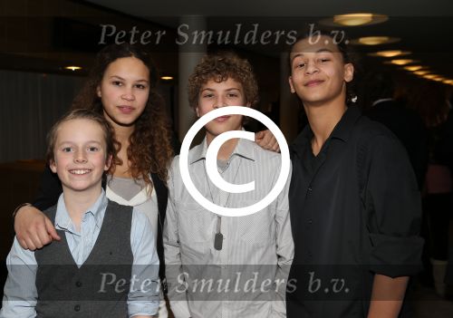 Utrecht, 22 Januari 2013 Premiere Paul Groot en Sanne Walles de Vries voor een hommage aan Adele Bloemendaal
Kleinkinderen Adele Bloemendaal
Foto Peter Smulders BV