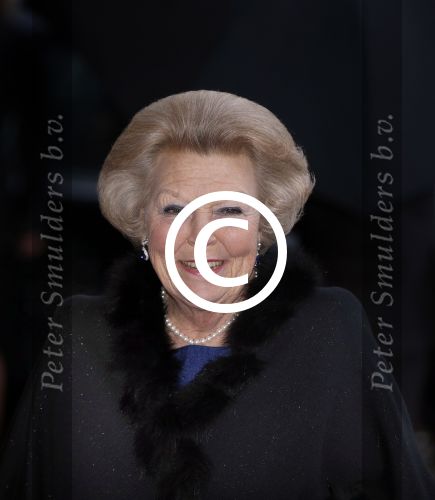 Utrecht 1 februari 2013
Koningin Beatrix viert haar 75e verjaardag in het beatrix theater in Utrecht. Koningin met prinses Mabel
Peter Smulders bv