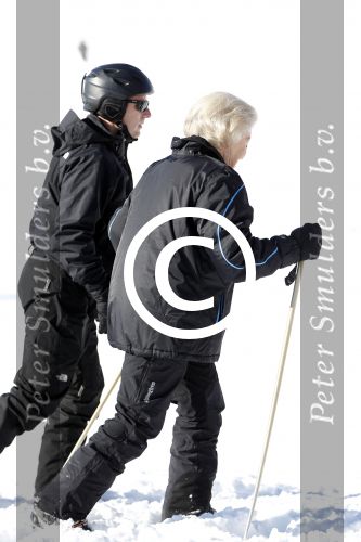 Lech, 18 Februari 2013 Fotoshoot Kon. huis in Lech tijdens de wintersportvakantie met o.a.: Koningin Beatrix, Prins Willem Alexander, Prinses Maxima, Prinses Amalia, Prinses Alexia en Prinses Ariane.
Foto Peter Smulders BV