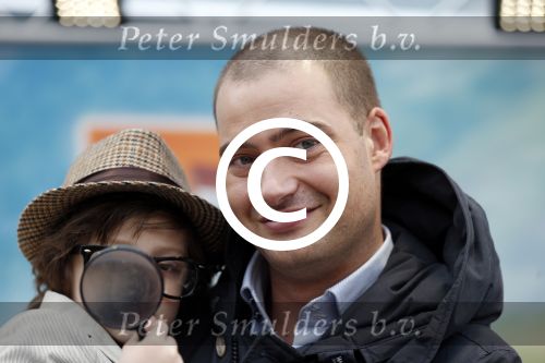 Amsterdam 3 februari 2013
Premiere Ted en de Schat in pathe Arena. Lange Frans met zoon en moeder
Peter Smulders bv