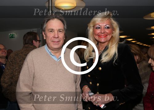 Utrecht, 22 Januari 2013 Premiere Paul Groot en Sanne Walles de Vries voor een hommage aan Adele Bloemendaal
Maarten Spanjer met vriendin
Foto Peter Smulders BV
