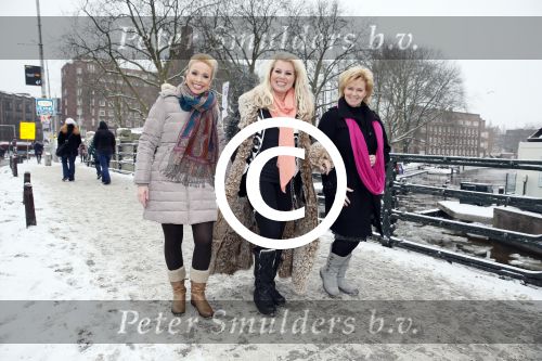Amsterdam 26 januari 2013
Debbie Jenner Gemma v Eck en Marga Scheide tijdens intervieuw voor Stry in hotel Americain.
Peter Smulders bv