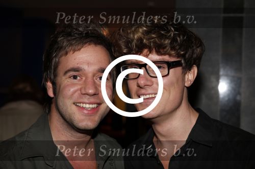 Haarlem 31 januari 2013
Premiere terug naar de kust in de schouwburg van Haarlem. Mathijs Vrieze met partner
Peter Smulders bv