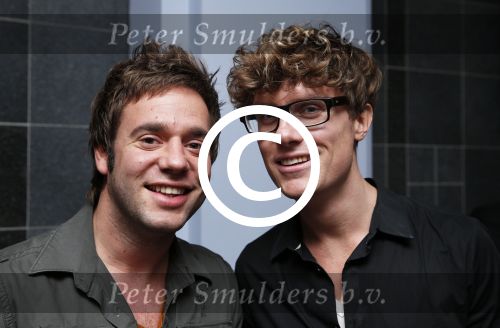 Haarlem 31 januari 2013
Premiere terug naar de kust in de schouwburg van Haarlem. Mathijs Vrieze met partner
Peter Smulders bv