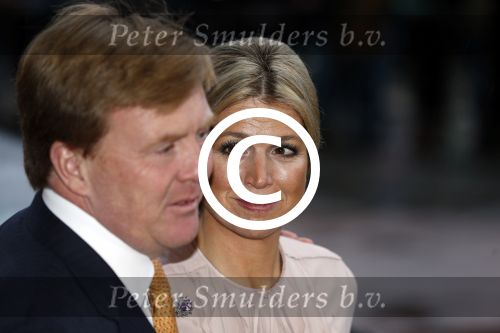 Utrecht 1 februari 2013
Koningin Beatrix viert haar 75e verjaardag in het beatrix theater in Utrecht. Prins Willem Alexander en prinses Maxima
Peter Smulders bv