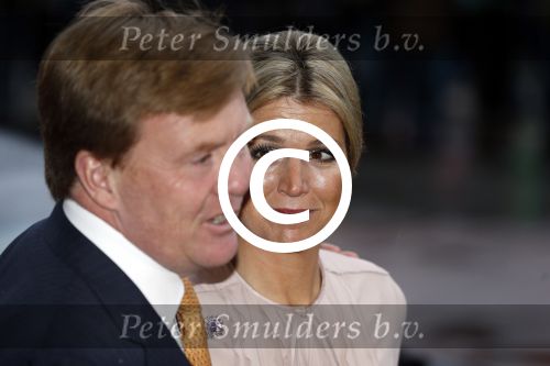 Utrecht 1 februari 2013
Koningin Beatrix viert haar 75e verjaardag in het beatrix theater in Utrecht. Prins Willem Alexander en prinses Maxima
Peter Smulders bv