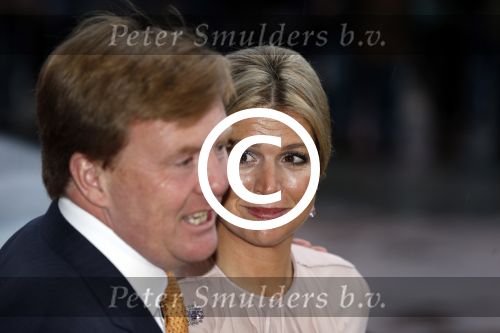 Utrecht 1 februari 2013
Koningin Beatrix viert haar 75e verjaardag in het beatrix theater in Utrecht. Prins Willem Alexander en prinses Maxima
Peter Smulders bv