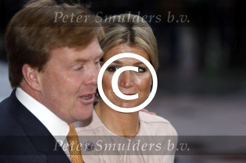 Utrecht 1 februari 2013
Koningin Beatrix viert haar 75e verjaardag in het beatrix theater in Utrecht. Prins Willem Alexander en prinses Maxima
Peter Smulders bv