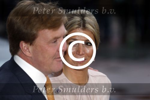 Utrecht 1 februari 2013
Koningin Beatrix viert haar 75e verjaardag in het beatrix theater in Utrecht. Prins Willem Alexander en prinses Maxima
Peter Smulders bv