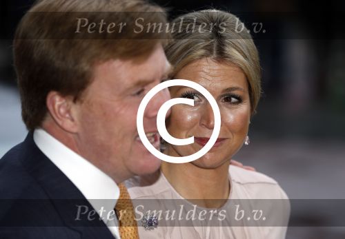 Utrecht 1 februari 2013
Koningin Beatrix viert haar 75e verjaardag in het beatrix theater in Utrecht. Prins Willem Alexander en prinses Maxima
Peter Smulders bv
