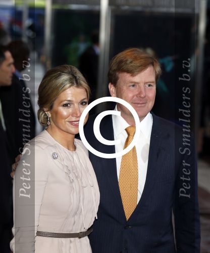 Utrecht 1 februari 2013
Koningin Beatrix viert haar 75e verjaardag in het beatrix theater in Utrecht. Prins Willem Alexander en prinses Maxima
Peter Smulders bv