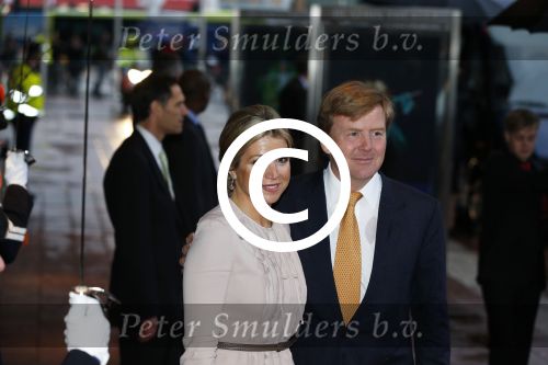 Utrecht 1 februari 2013
Koningin Beatrix viert haar 75e verjaardag in het beatrix theater in Utrecht. Prins Willem Alexander en prinses Maxima
Peter Smulders bv