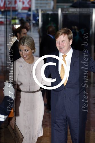 Utrecht 1 februari 2013
Koningin Beatrix viert haar 75e verjaardag in het beatrix theater in Utrecht. Prins Willem Alexander en prinses Maxima
Peter Smulders bv
