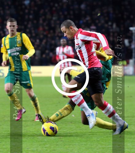 Eindhoven, 2 Februari 2013 Kompetitiewedstrijd PSV-ADO Den Haag, 
seizoen 2012-2013 eindstand 7-0
Memphis Depay
Foto Peter Smulders BV