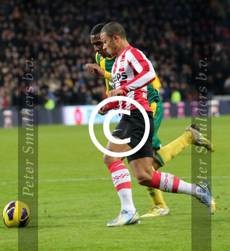 Eindhoven, 2 Februari 2013 Kompetitiewedstrijd PSV-ADO Den Haag, 
seizoen 2012-2013 eindstand 7-0
Memphis Depay
Foto Peter Smulders BV