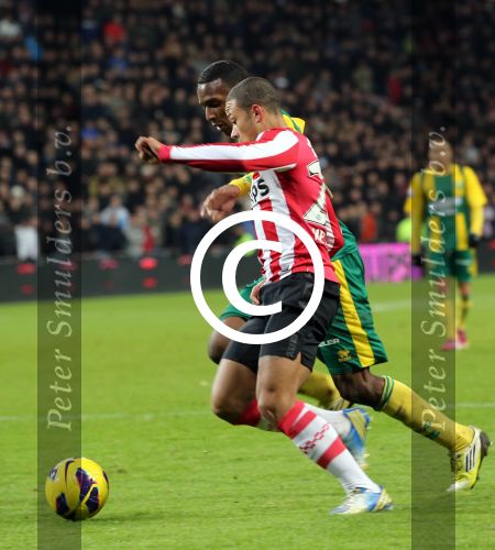 Eindhoven, 2 Februari 2013 Kompetitiewedstrijd PSV-ADO Den Haag, 
seizoen 2012-2013 eindstand 7-0
Memphis Depay
Foto Peter Smulders BV