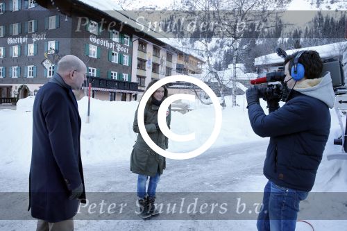 Lech 18 februari 2013
Merel Westrik tijdens opnames voor WNL in Lech.
Peter Smulders bv