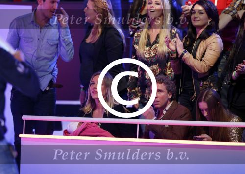 Hilversum 19 januari 2013
Opnames sterren dansen op het ijs in studio 24 gepresenteerd door Gerard Joling. Michael Boogerd met zijn vriendin Darya Nucci en dochtertje Anais
Peter Smulders bv
