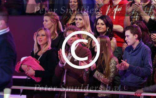 Hilversum 19 januari 2013
Opnames sterren dansen op het ijs in studio 24 gepresenteerd door Gerard Joling. Michael Boogerd met zijn vriendin Darya Nucci en dochtertje Anais
Peter Smulders bv