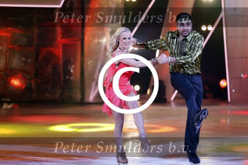 Hilversum 19 januari 2013
Opnames sterren dansen op het ijs in studio 24 gepresenteerd door Gerard Joling. MIMOUN OULED RADI EN SCHAATSPARTNER KELLYN KOEPLINGER
Peter Smulders bv