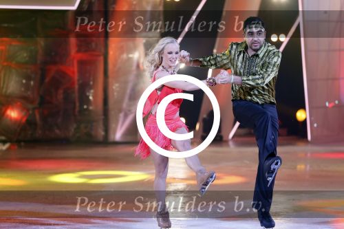 Hilversum 19 januari 2013
Opnames sterren dansen op het ijs in studio 24 gepresenteerd door Gerard Joling. MIMOUN OULED RADI EN SCHAATSPARTNER KELLYN KOEPLINGER
Peter Smulders bv