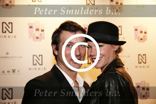 Amsterdam 5 februari 2013
Modeshow Nikkie Plessen bij the harbour Club. Nicolette Kluijver met man
Peter Smulders bv