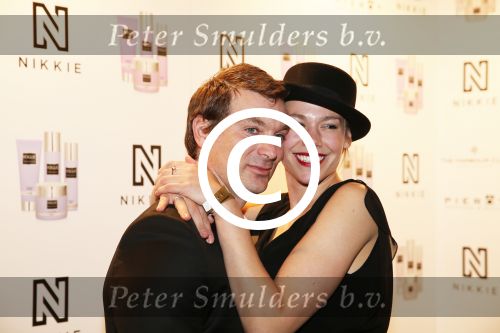 Amsterdam 5 februari 2013
Modeshow Nikkie Plessen bij the harbour Club. Nicolette Kluijver met man
Peter Smulders bv