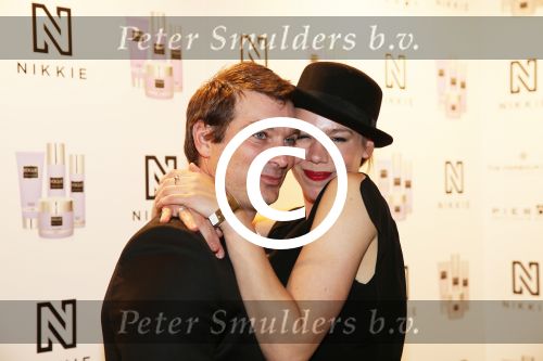 Amsterdam 5 februari 2013
Modeshow Nikkie Plessen bij the harbour Club. Nicolette Kluijver met man
Peter Smulders bv