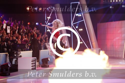 Hilversum 19 januari 2013
Pamela Anderson en haar schaatspartner Matt Evers bij sterren dansen op het ijs van SBS6.
Peter Smulders bv