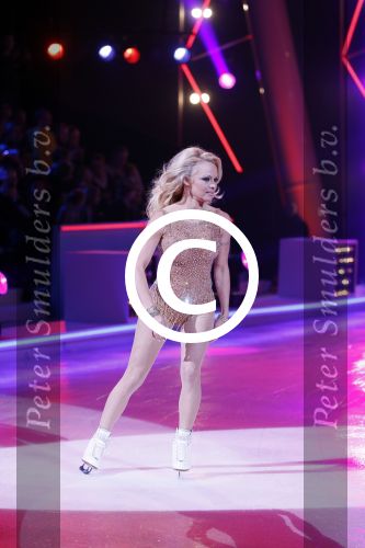 Hilversum 19 januari 2013
Pamela Anderson en haar schaatspartner Matt Evers bij sterren dansen op het ijs van SBS6.
Peter Smulders bv