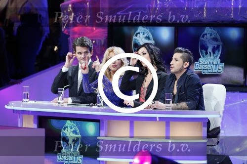Hilversum 19 januari 2013
Opnames sterren dansen op het ijs in studio 24 gepresenteerd door Gerard Joling. JURY, MAURICE WIJNEN, PAPTRICIA PAAY, MARINE ZUIDERWIJK EN JODY BERNAL
Peter Smulders bv