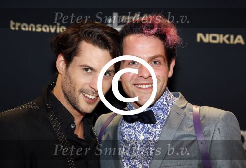 Amsterdam 28 januari 2013
Premiere verliefd op ibiza in Tuschinski. Paul Turner met vriend
Peter Smulders bv