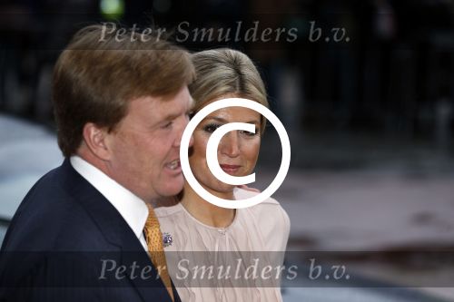 Utrecht 1 februari 2013
Koningin Beatrix viert haar 75e verjaardag in het beatrix theater in Utrecht. Prins Willem Alexander en prinses Maxima
Peter Smulders bv