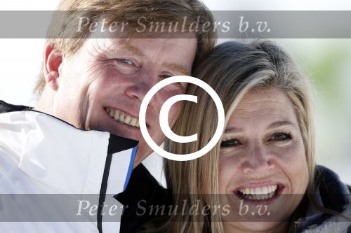 Lech, 18 Februari 2013 Fotoshoot Kon. huis in Lech tijdens de wintersportvakantie met o.a.: Koningin Beatrix, Prins Willem Alexander, Prinses Maxima, Prinses Amalia, Prinses Alexia en Prinses Ariane.
Foto Peter Smulders BV