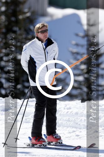 Lech, 18 Februari 2013 Fotoshoot Kon. huis in Lech tijdens de wintersportvakantie met o.a.: Koningin Beatrix, Prins Willem Alexander, Prinses Maxima, Prinses Amalia, Prinses Alexia en Prinses Ariane.
Foto Peter Smulders BV