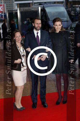 Utrecht 1 februari 2013
Koningin Beatrix viert haar 75e verjaardag in het beatrix theater in Utrecht. prinses Margarita met man Tjalling ten cate en een zwangere prinses Aimee
Peter Smulders bv
