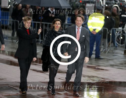 Utrecht 1 februari 2013
Koningin Beatrix viert haar 75e verjaardag in het beatrix theater in Utrecht. Prins Pieter Christiaan en Prinses Anita
Peter Smulders bv